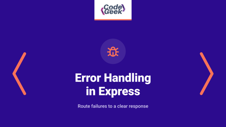 Error Handling in Express Middleware