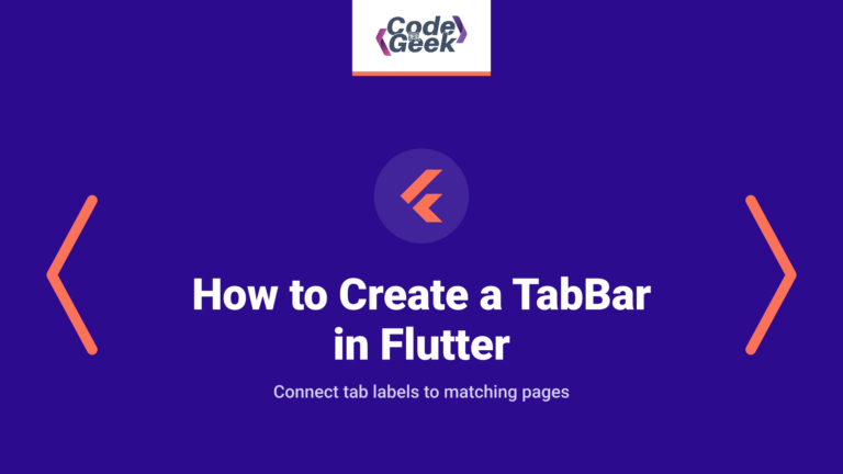 How to Create a TabBar in Flutter
