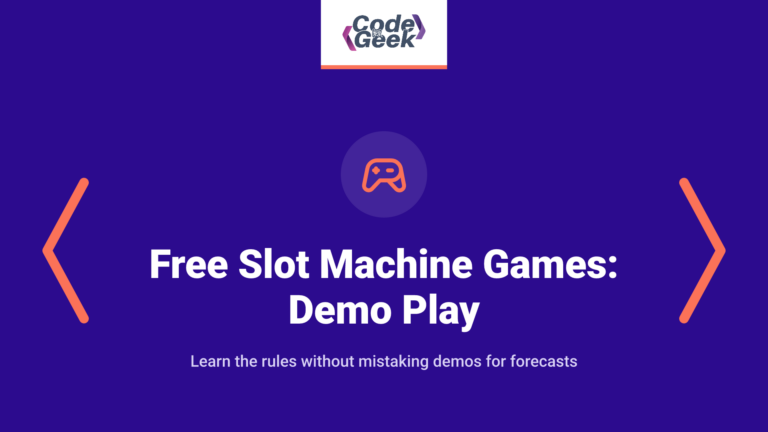 Free Slot Machine Games: How Demo Play Works