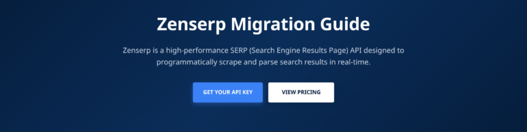 Google Search Engine Data: Query Zenserp API