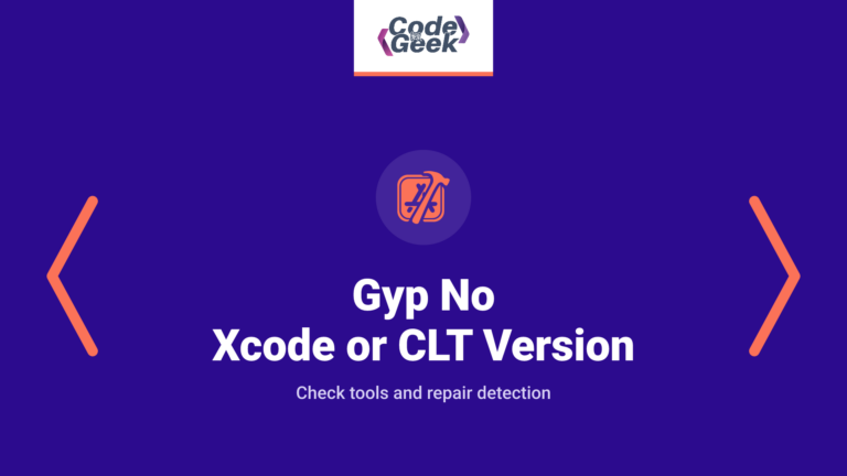 Gyp No Xcode or CLT Version Detected on macOS