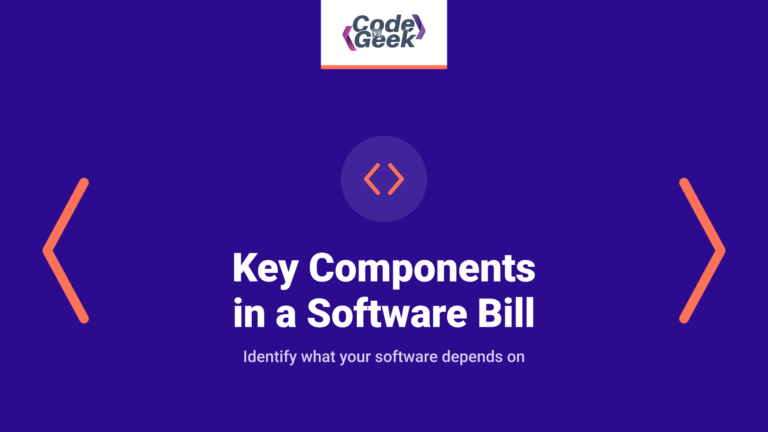 Key Components in a Software Bill of Materials