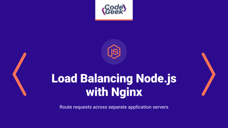 Load Balancing Node.js Application Servers with Nginx