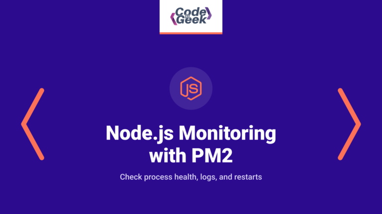 Node.js Monitoring with PM2