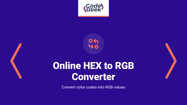 Online HEX to RGB Converter: Convert Color Codes