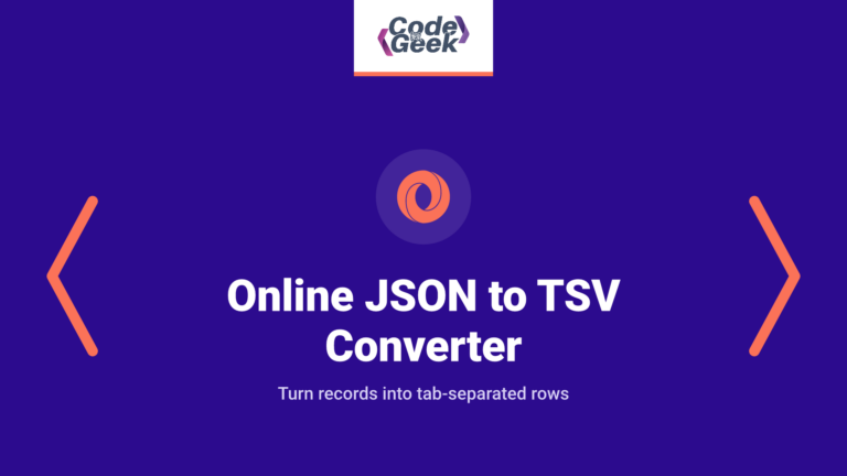 Online JSON to TSV Converter