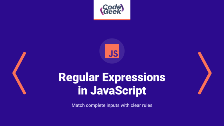 Regular Expressions in JavaScript
