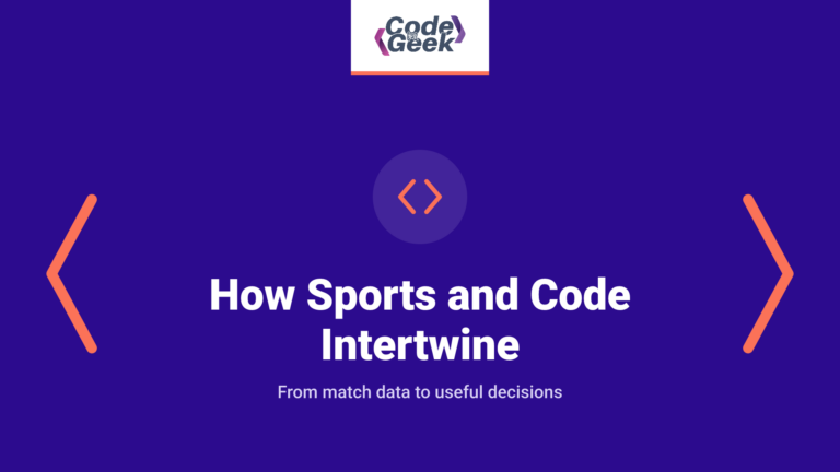 How Sports and Code Intertwine