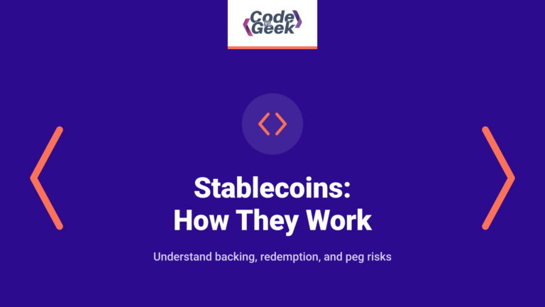 Stablecoins: How They Work and What Backs Them