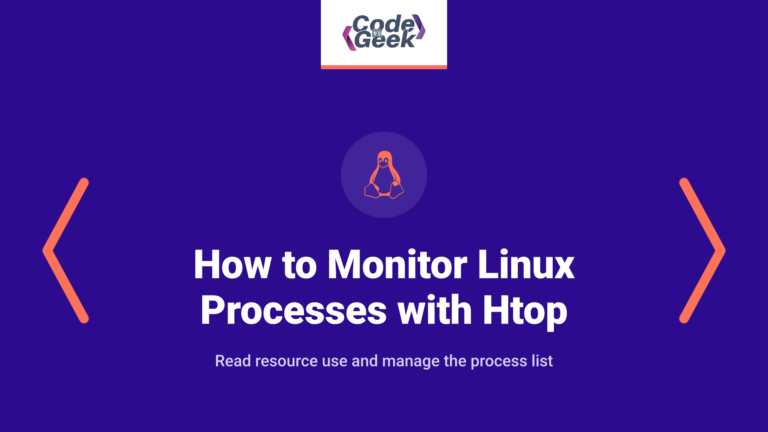 How to Monitor Linux Processes with Htop