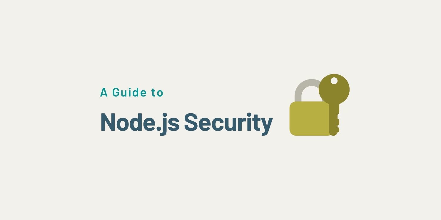 Js has class. 5 Node Security.