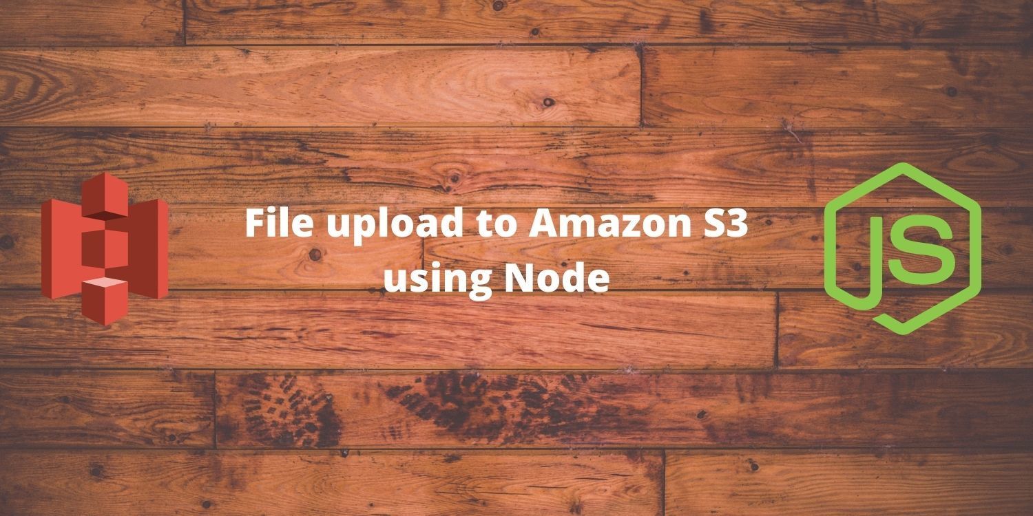 node js file upload to s3