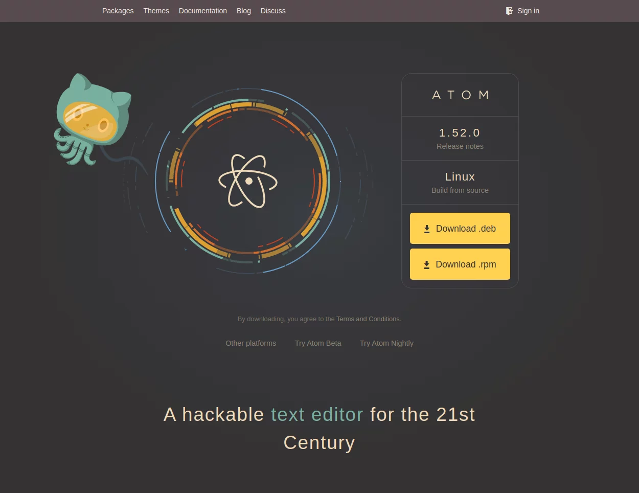 Atom official website
