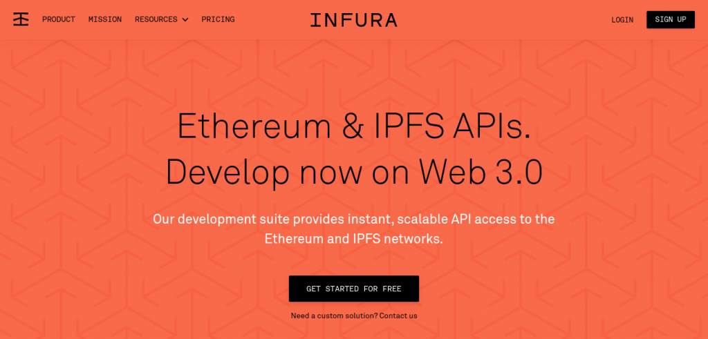 Infura service