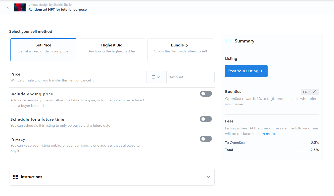 How to create NFT in 5 steps